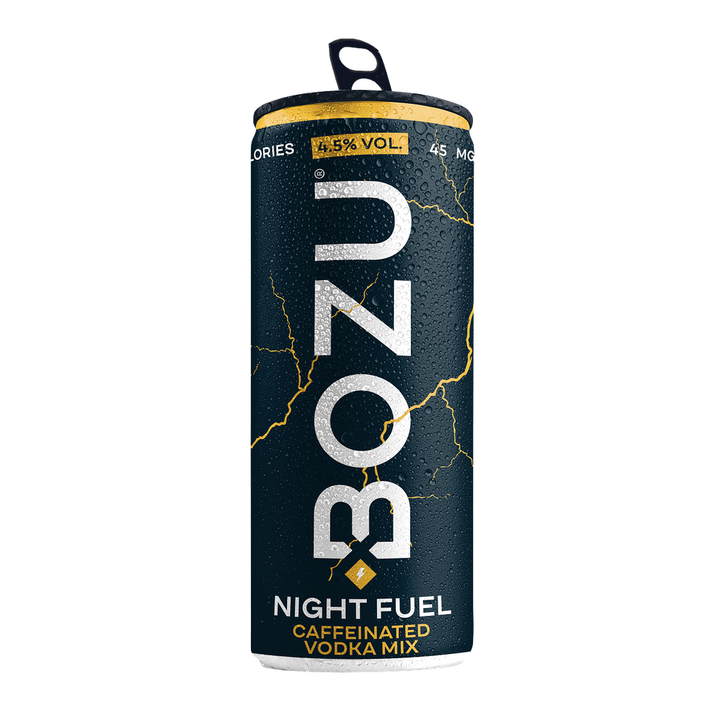 BOZU Night Fuel vodka energy blikje van 250 ml