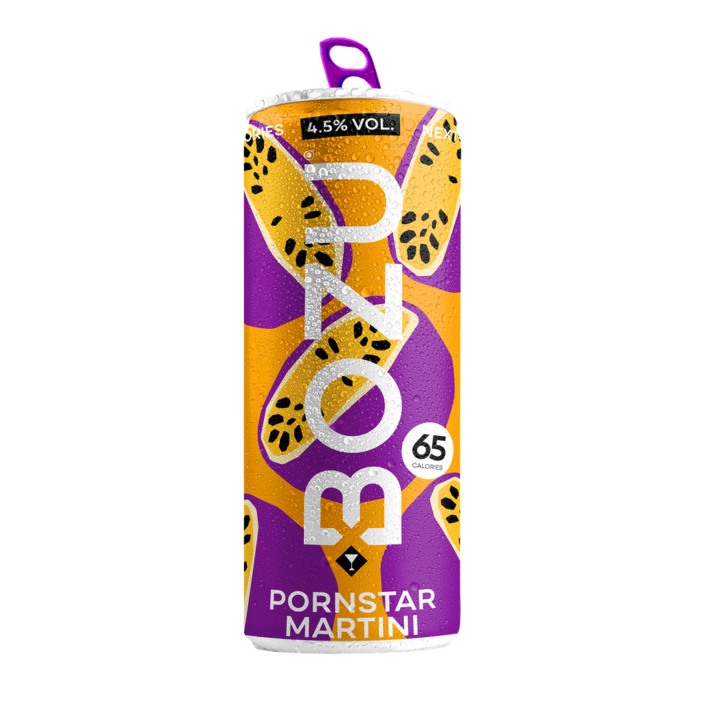 BOZU Pornstar Martini cocktail in blik van 250 ml