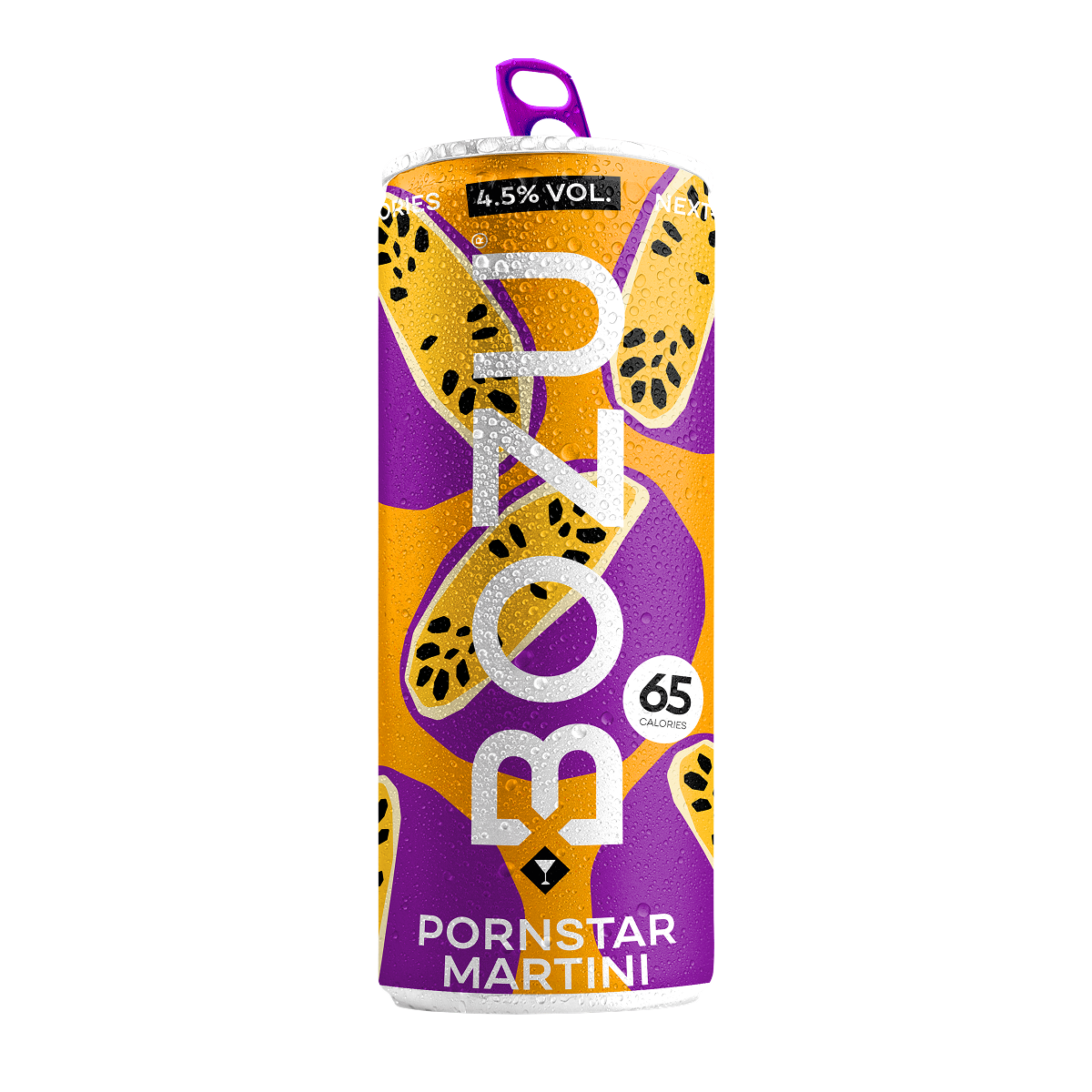 BOZU Pornstar Martini cocktail in blik van 250 ml