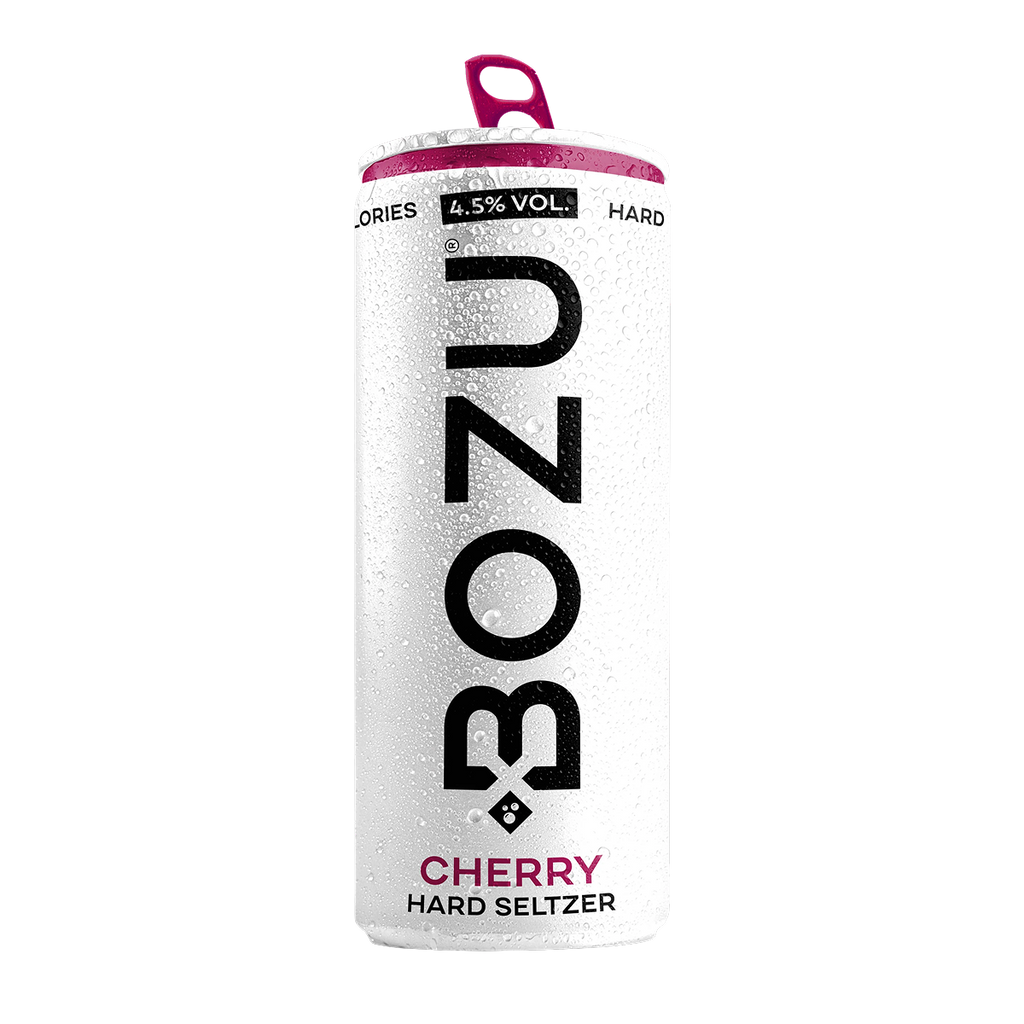 BOZU Hard Seltzer Cherry blikje van 250 ml