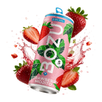 BOZU strawberry mojito alcoholvrij, blikje van 250 ml