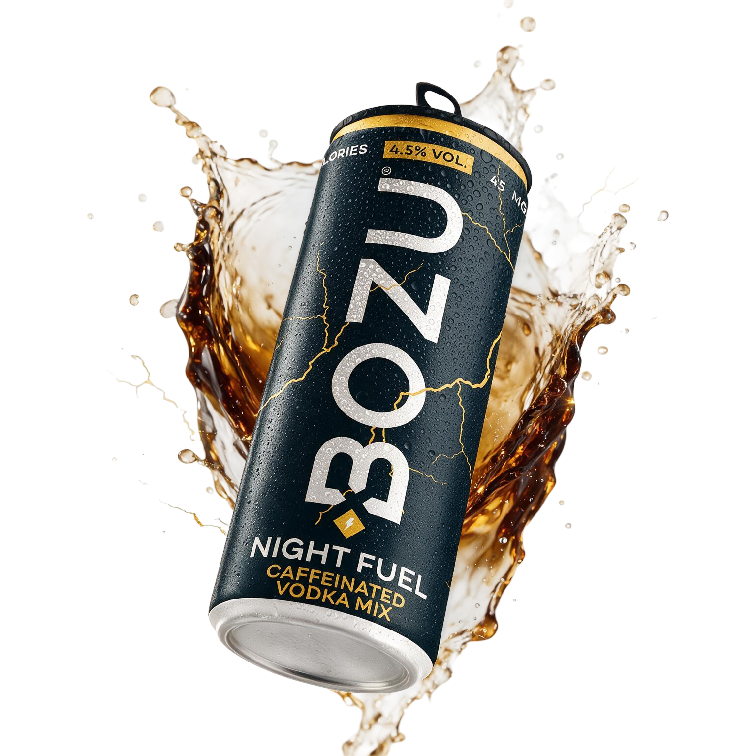 BOZU night fuel, blikje met cafeïne
