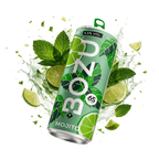 BOZU mojito, blikje met munt en limoen