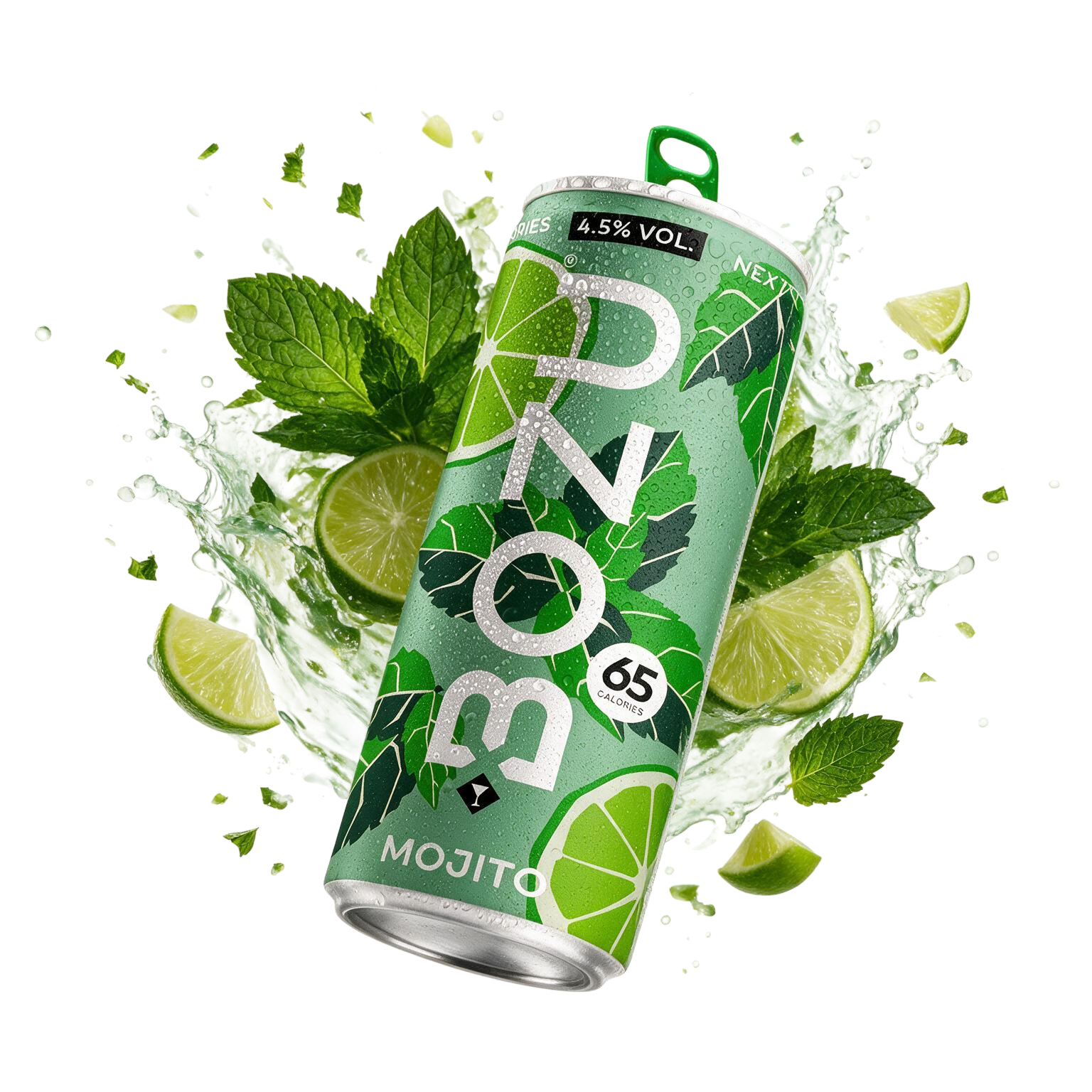 BOZU mojito, blikje met munt en limoen