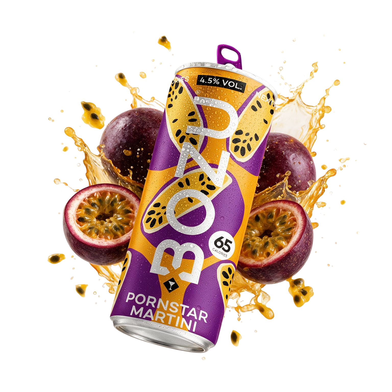 BOZU pornstar martini, blikje met passievruchtsmaak