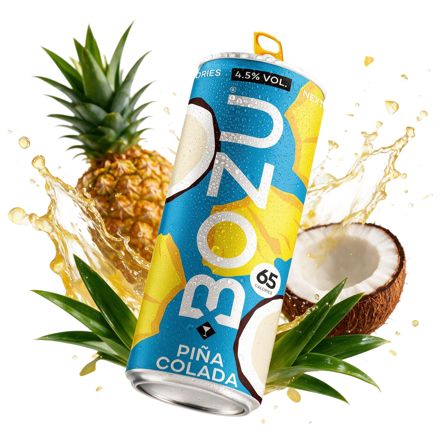 BOZU pina colada, tropisch blikje